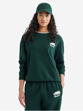 Roots Organic Cooper Relaxed Crew - Size XS